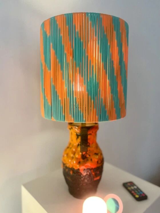 Wireless vase lamp from West German Pottery – Fat Lava jug | Pop Weave Collection