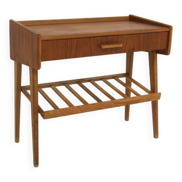 Scandinavian bedside table in teak, Sweden, 1960