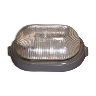 Industrial light vintage oval wall lamp
