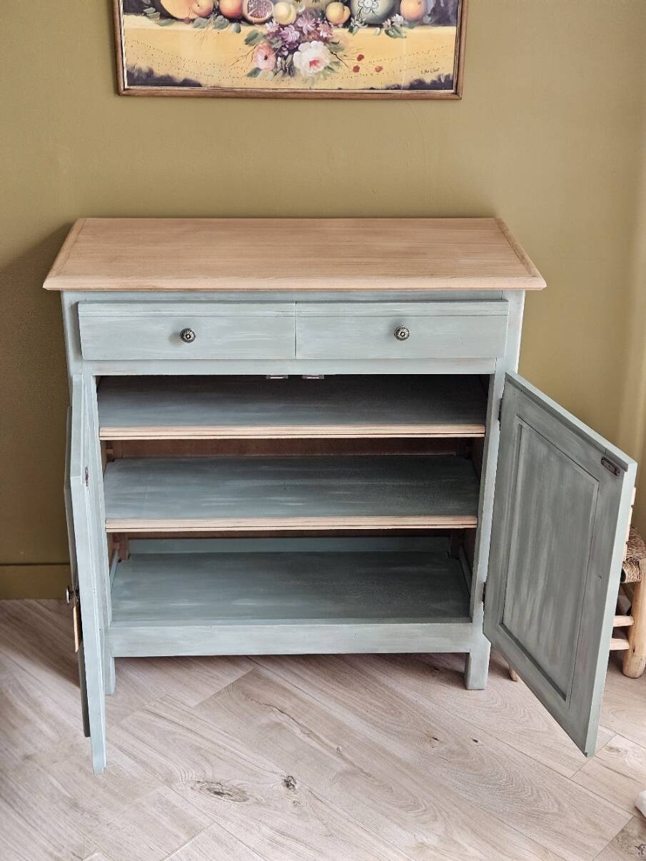 Renovated and distressed Parisian sideboard | Lucien