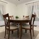 Table et chaises en merisier style Louis Philipe