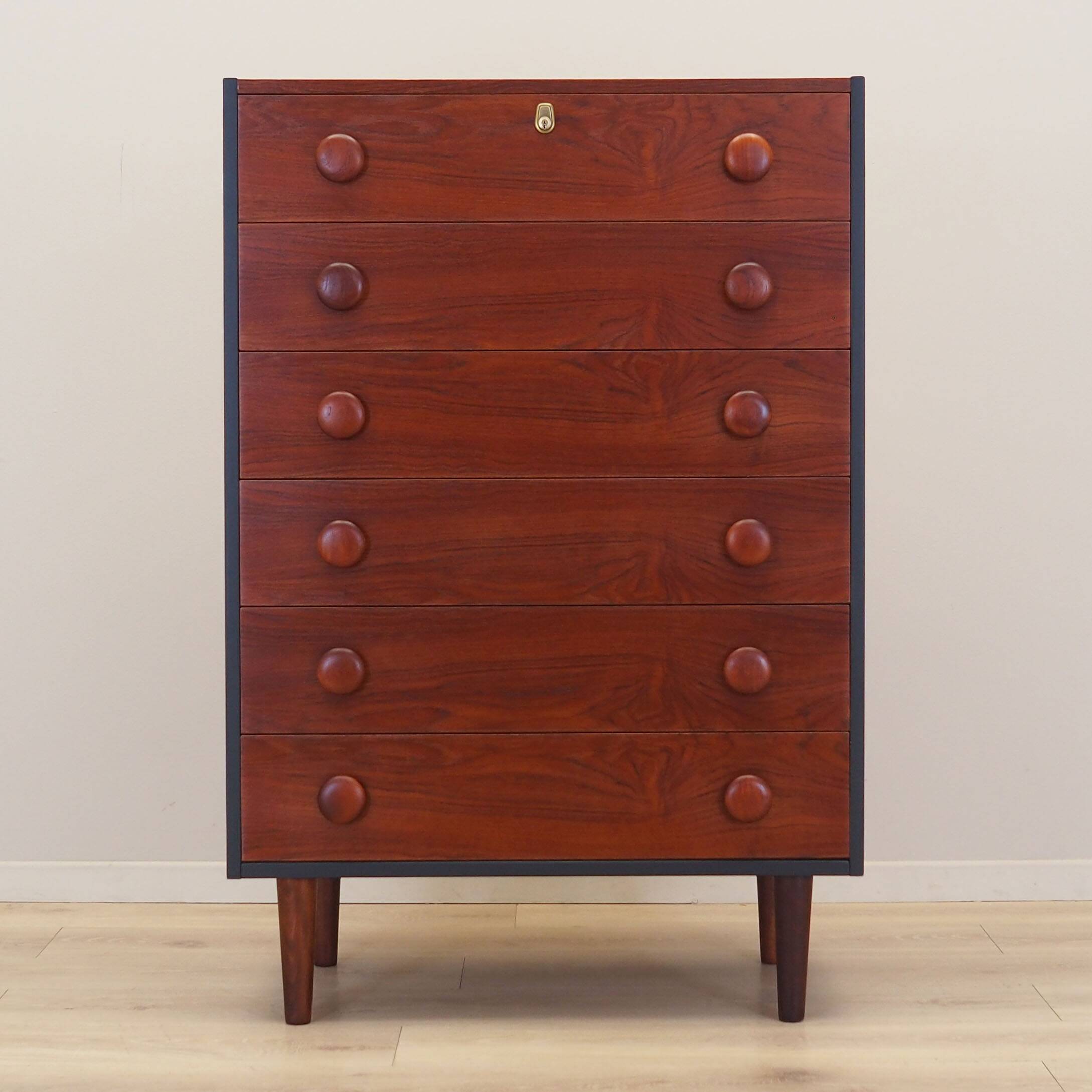 Teak chest of drawers, Danish design, 1970s, production: Denmark