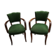 Paire de fauteuils bridge