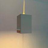 Minimalist cubic metal suspension, mid-century, 1960s.
