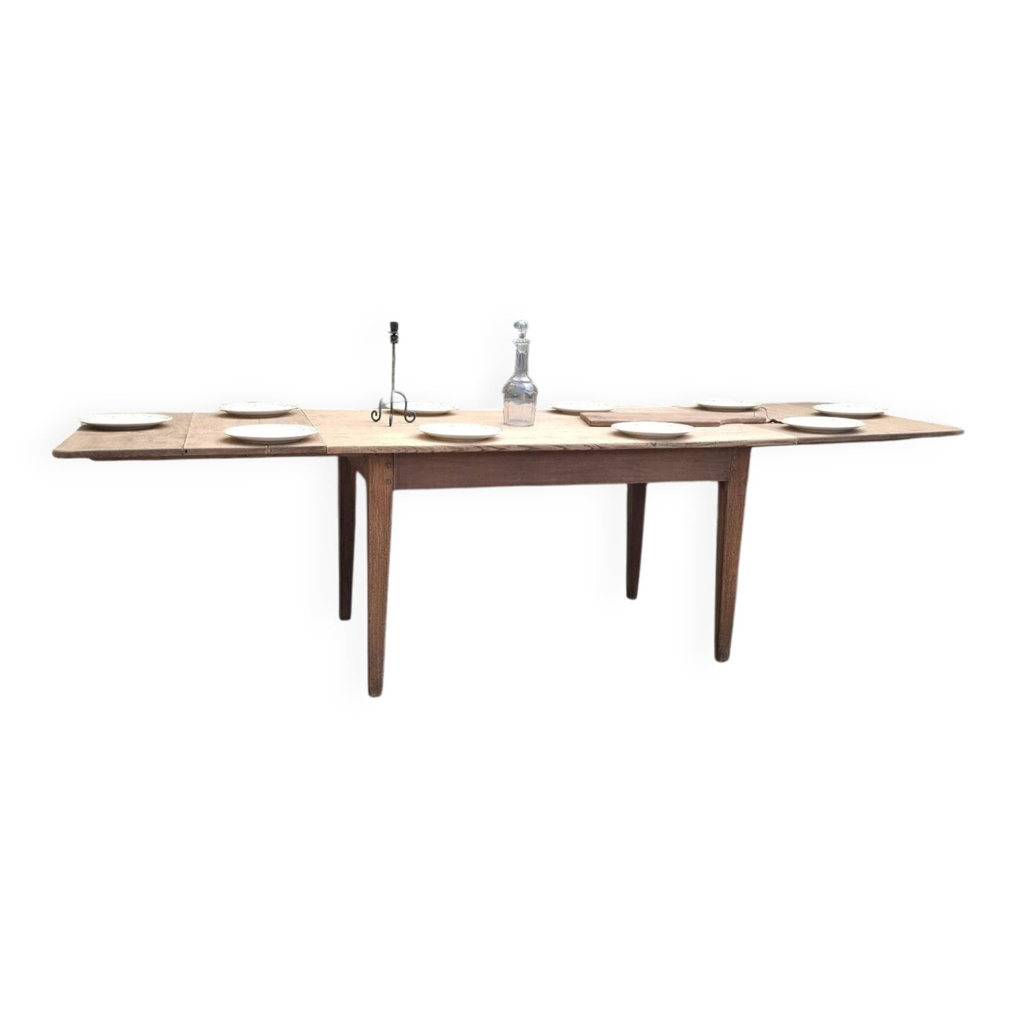No53 table de ferme avec rallonges