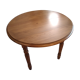 Round table 90 cm extensions six feet