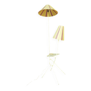 Lampadaire vintage dans le goût de Mathieu Matégot