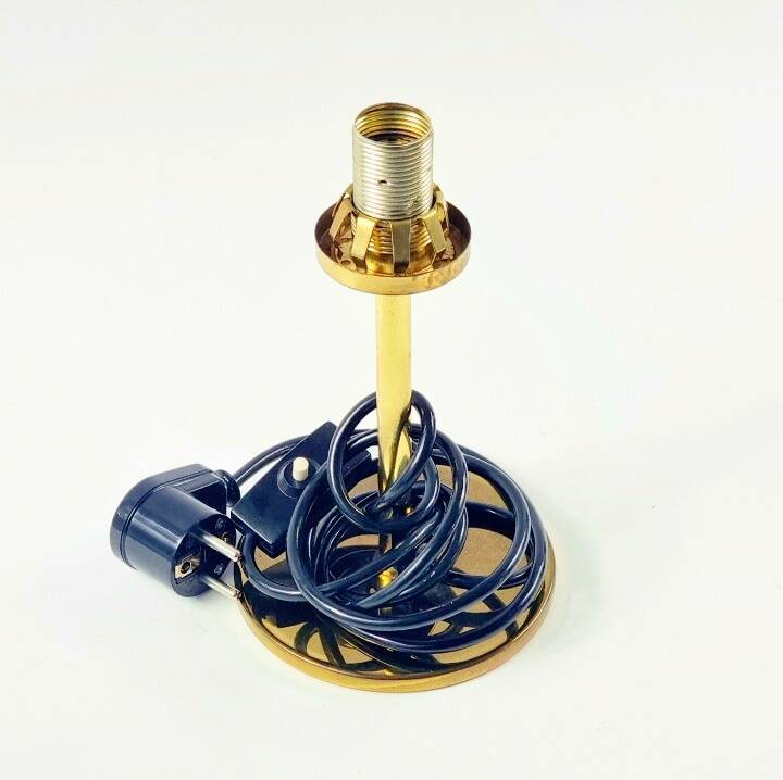 Pair of Mid-Century Bubble Glass Table Lamps by Helena Tynell, Germany, 1960s