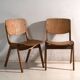 Vintage Thonet dining chairs (c.1950). Set of 4 pieces.