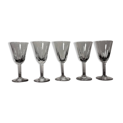 5 Verres Saint Louis Modèle Cerdagne