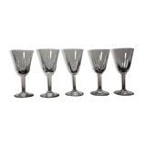 5 Verres Saint Louis Modèle Cerdagne
