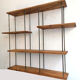 Asymmetrical asymmetrical style shelf