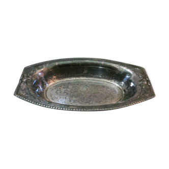 Silver metal dish, 19th