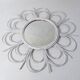 Miroir soleil en rotin vintage