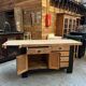 Old carpentry workbench