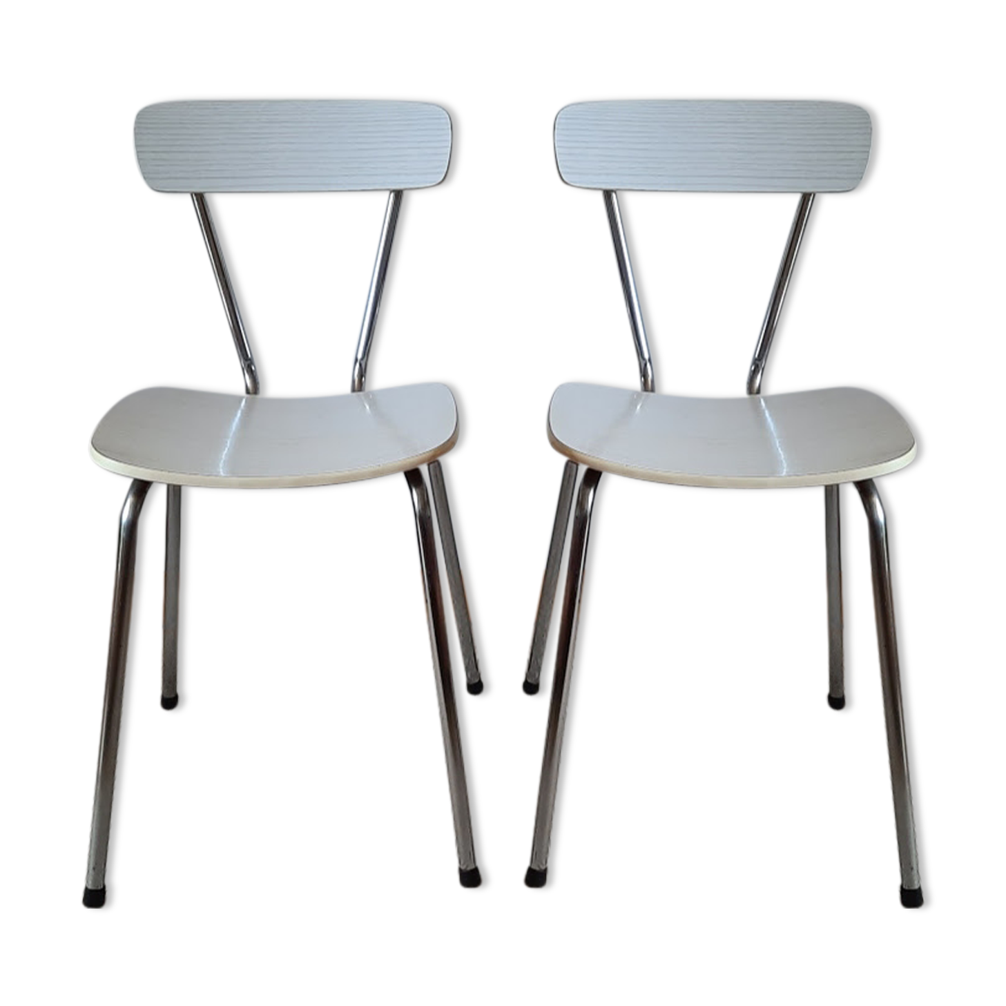 Pair of formica chairs