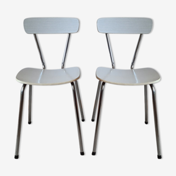 Pair of formica chairs