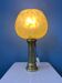 Antique Art Deco lamp in glass with a bronze base.
