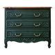 Commode vintage verte