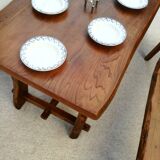 Rustic table and benches 60/70