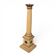 Antique Sculptural Wooden Church Candlestick, 1860