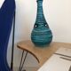 Accolay vase ceramic stoneware blue 1960