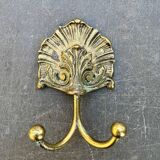 3 patères en laiton style Louis XV