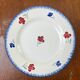Set of 6 Digoin Sarreguemines "Mary Lou" plates – floral earthenware