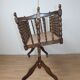 Old Vintage cradle with balance on wheels