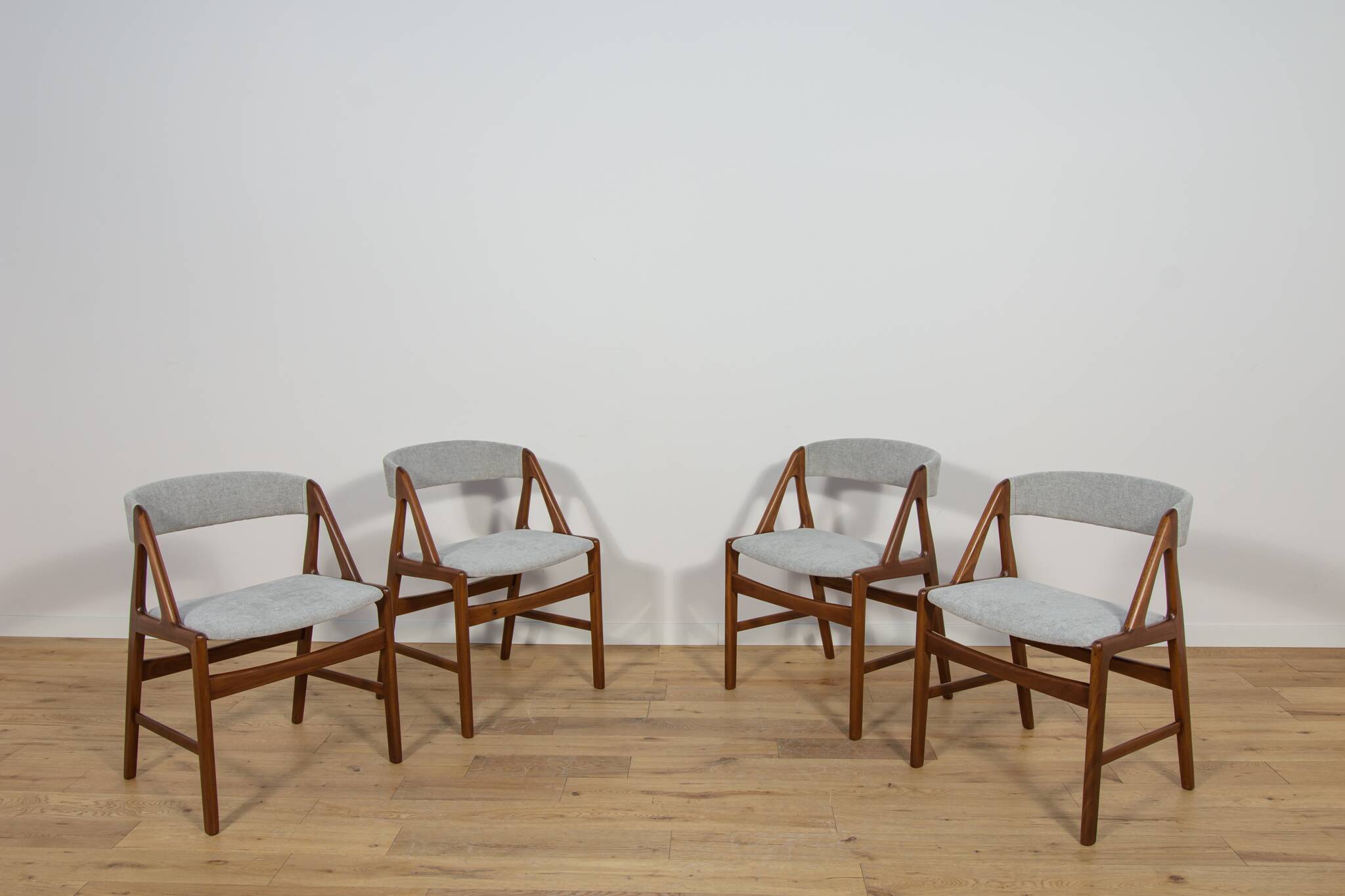 Mid-Century Teak Dining Chairs, Denmark 1960s, Set of 4
