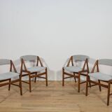 Mid-Century Teak Dining Chairs, Denmark 1960s, Set of 4