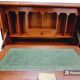 Arts and Crafts burr wood bureau desk
