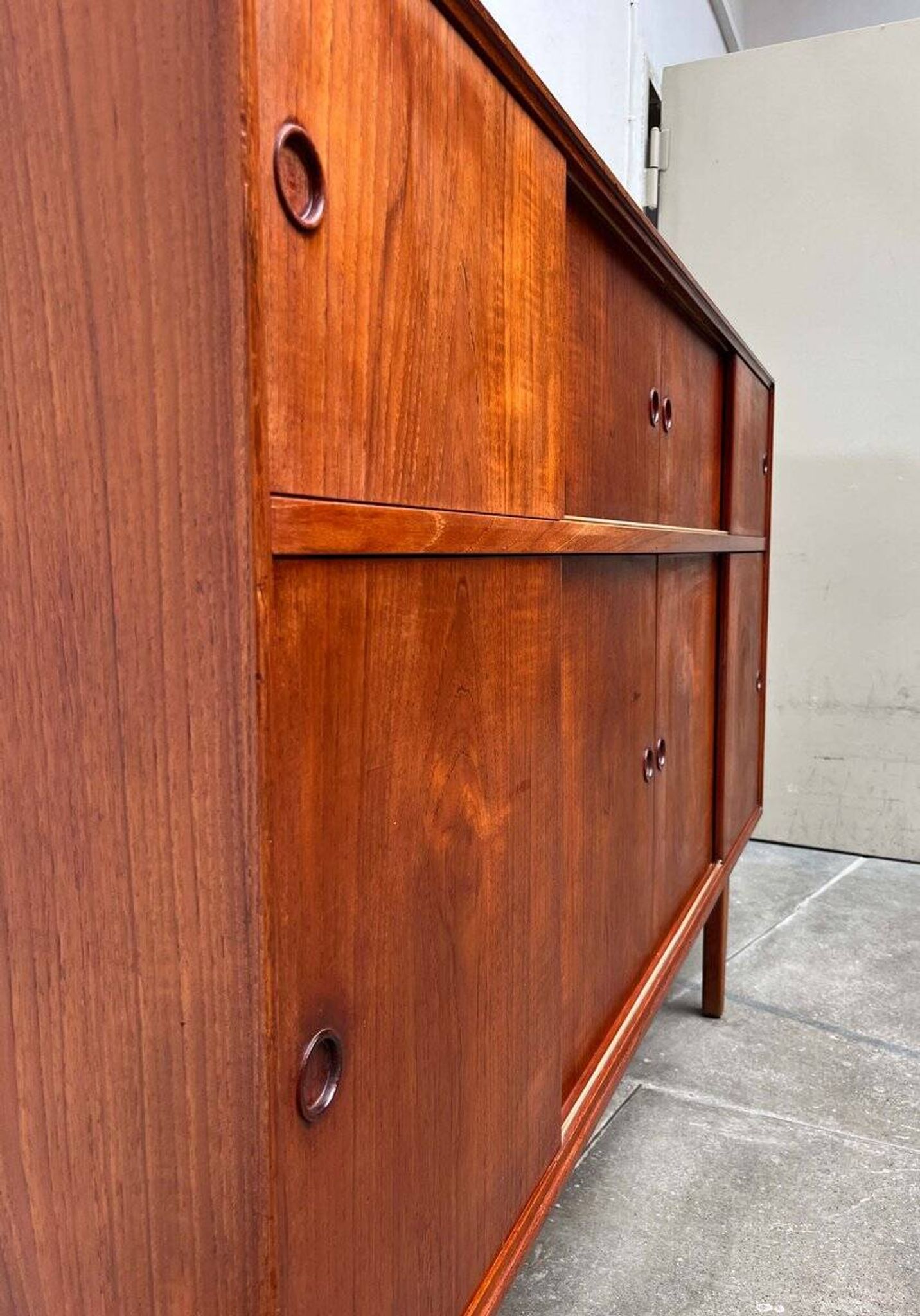 Modern Danish mid-century enfilade, teak, 1960s