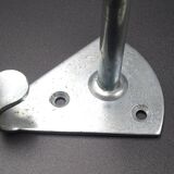 Two hooks in red bakelite and metal - around 1950