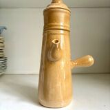 Théière en grès émaillé beige