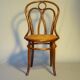 Chaise bistrot viennoise de Kohn N°36 vers 1885 cannée