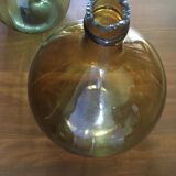 Amber color demijohn 10l