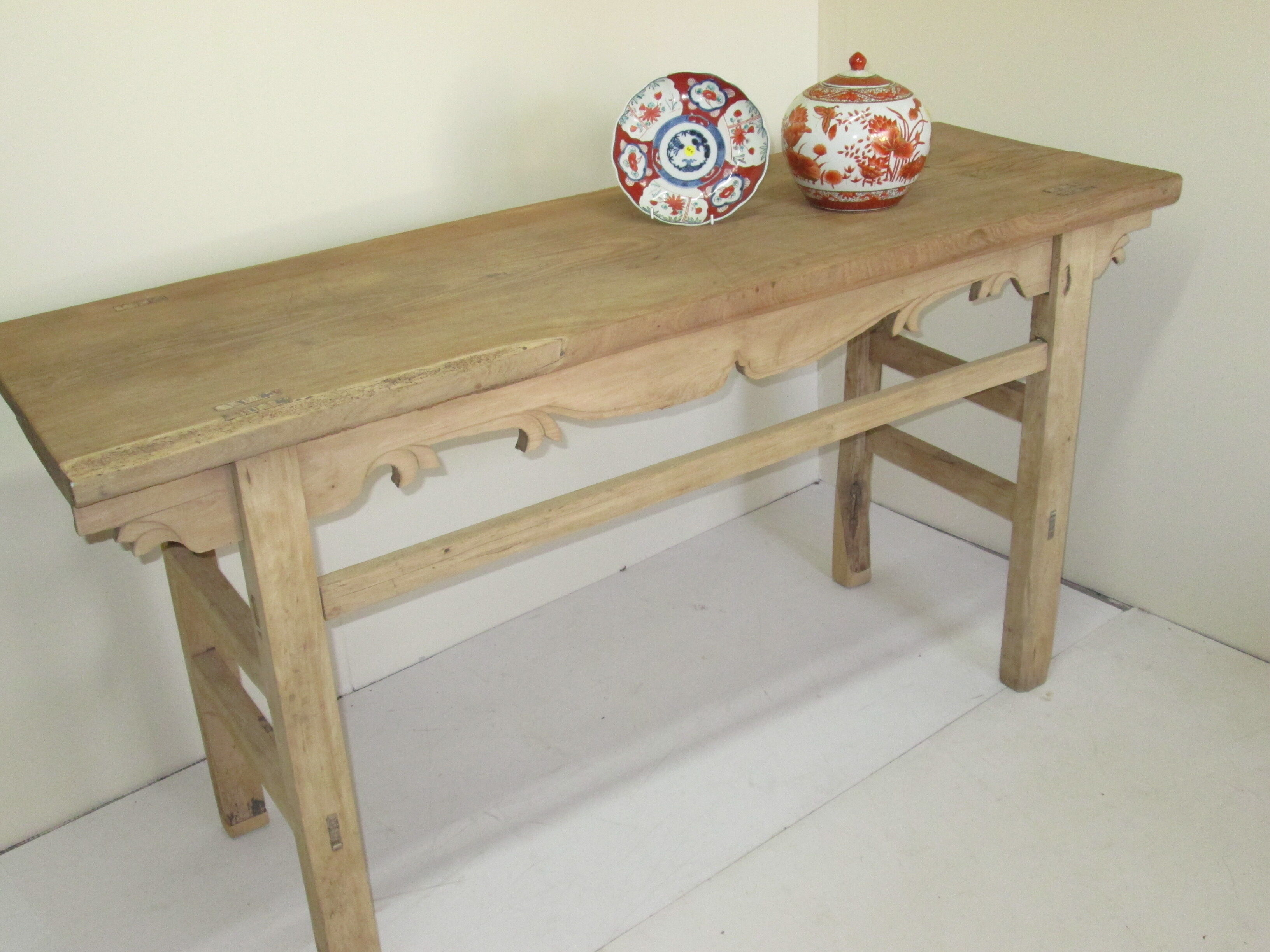 Console pickled wood