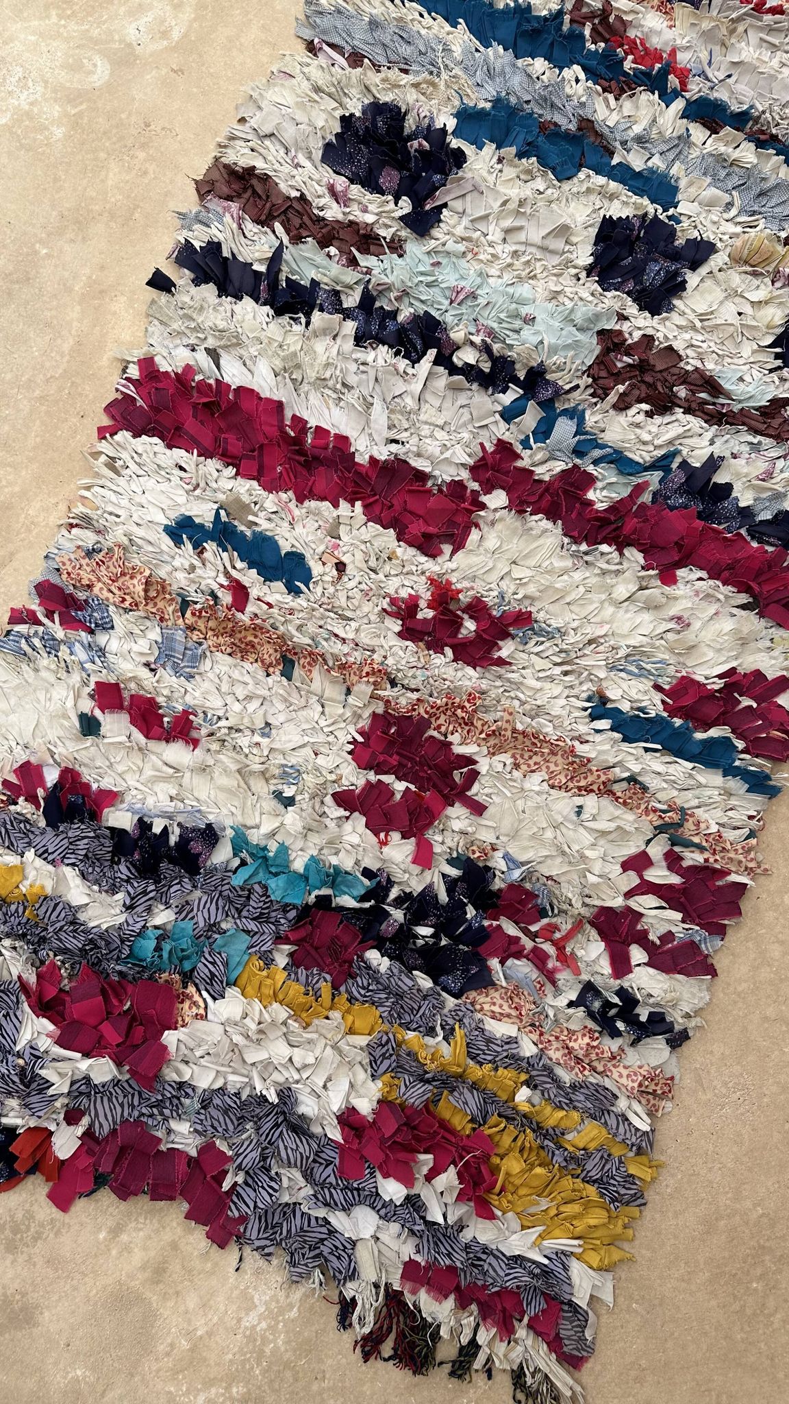 Boucherouite carpet - 80 x 209 cm