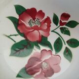 4 Digoin and Sarreguemines soup plates