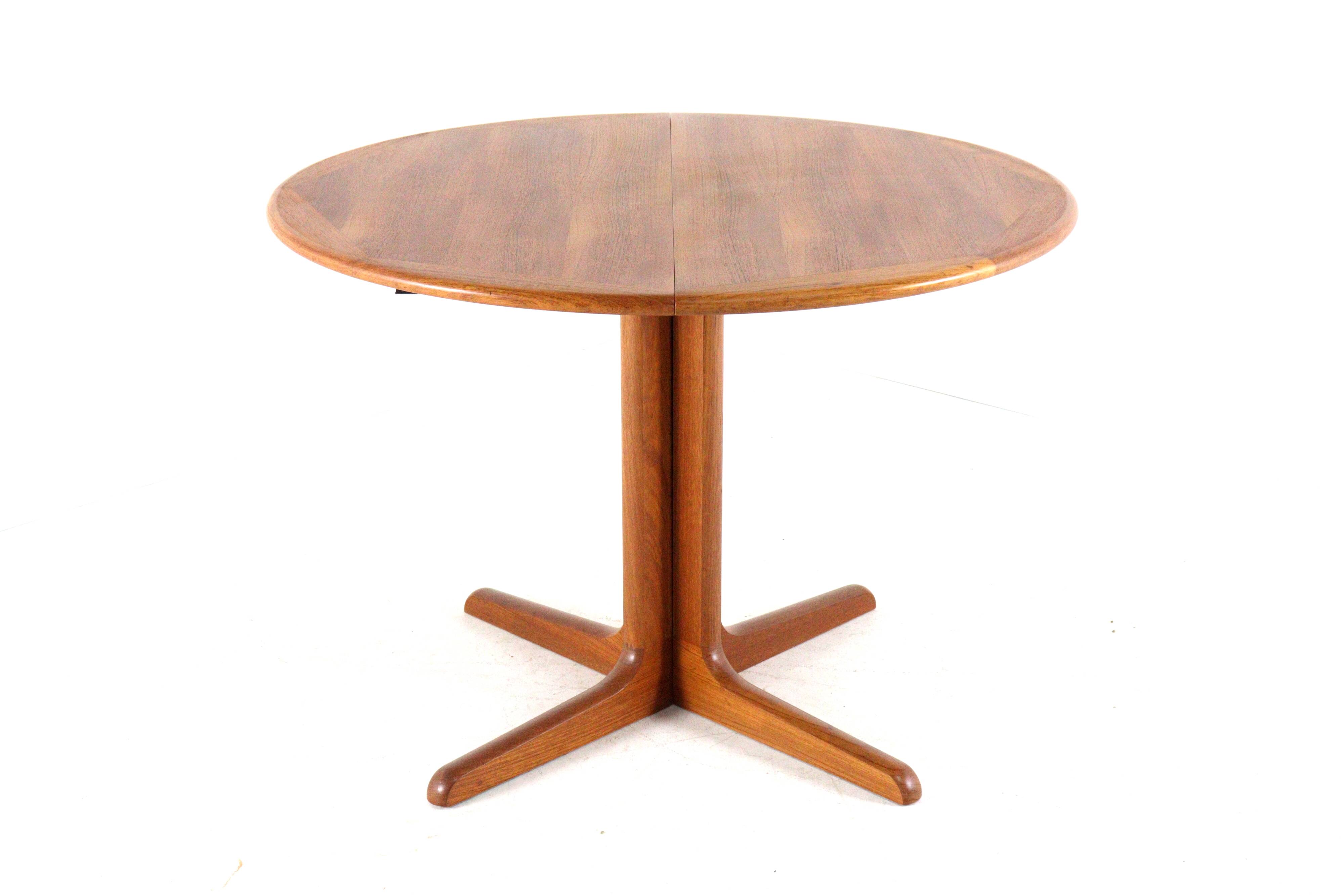 Table à manger extensible Silkeborg Round 1x - design danois en teck