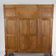 Art Deco showcase bookcase in carved walnut, France, circa 1925
