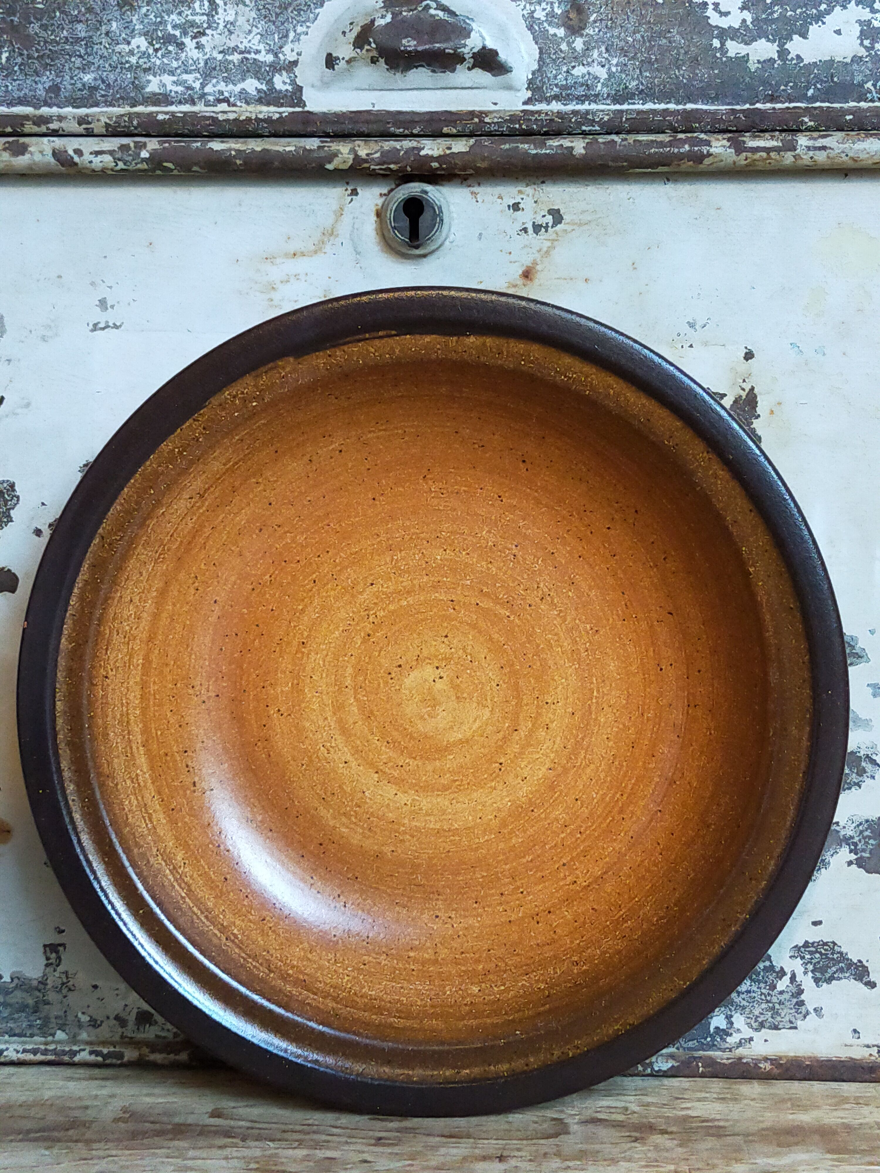 Nine hollow earthenware plates of saint-amand décor main service "meylan"vintages