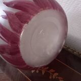 glass paste vase ruby series signed LEGRAS