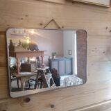 Old barber mirror, 40x30 cm