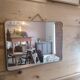 Old barber mirror, 40x30 cm