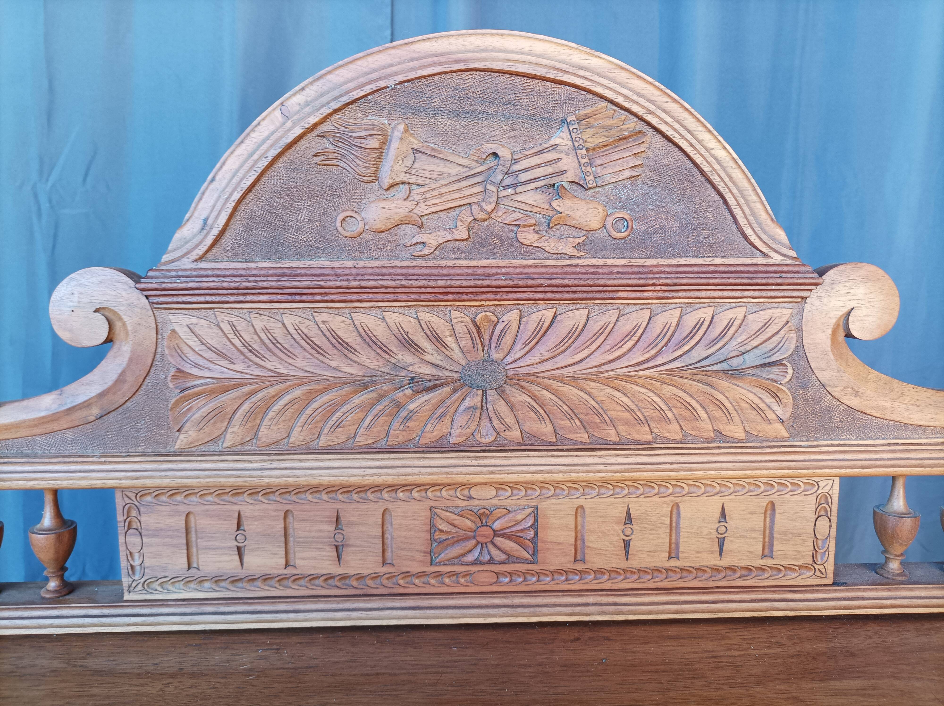 Louis XVI style walnut desk