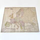 Vintage map Europe 98x74cm
