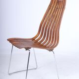 Set of 4 mid century dining chairs by Hans Brattrud for Hove Mobler