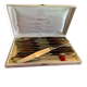 Coffret de 12 couteaux monneret – manches en corne véritable